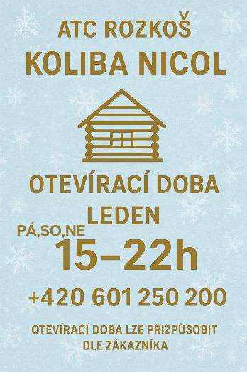 otevírací doba v lednu 2026