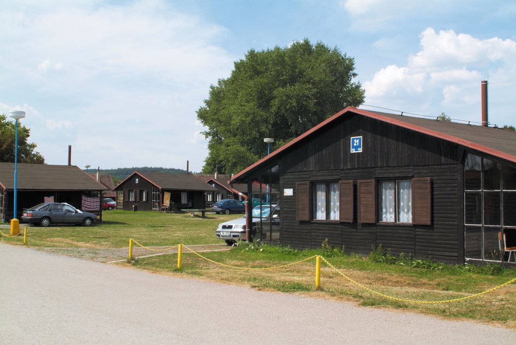 Chalets dans le camp Rozkoš