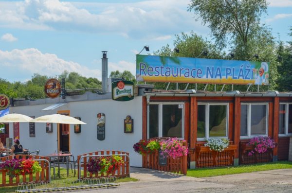 Restaurant på stranden